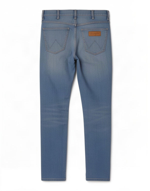 Wrangler Mens Larston Slim Jeans W29 L32 Blue Cotton