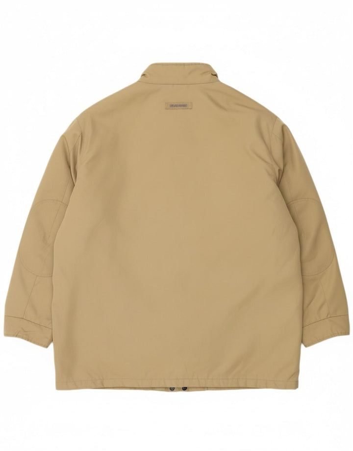 IVY OXFORD Mens Padded Jacket IT 58 4XL Beige Polyester