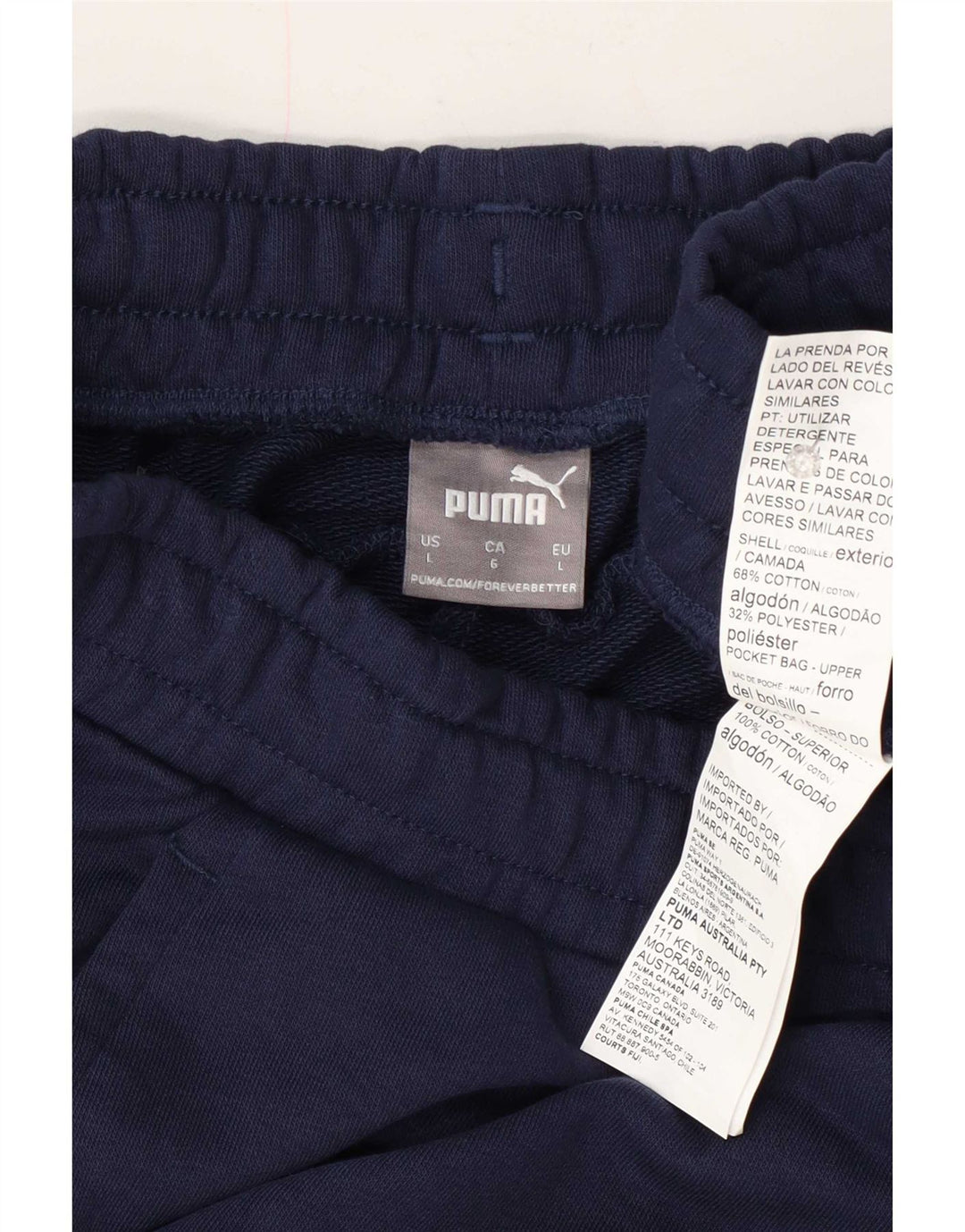 Ανδρικό Αθλητικό Σορτς Puma Μεγάλο Μπλε Βαμβακερό