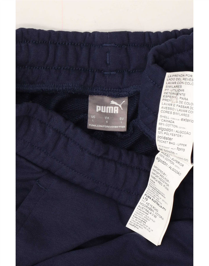 Ανδρικό Αθλητικό Σορτς Puma Μεγάλο Μπλε Βαμβακερό