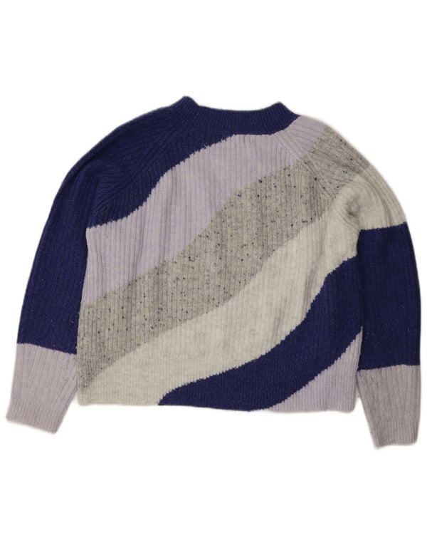 Marks & Spencer Γυναικείο πουλόβερ Crop Crew Neck Jumper UK 10 Small Multicolou
