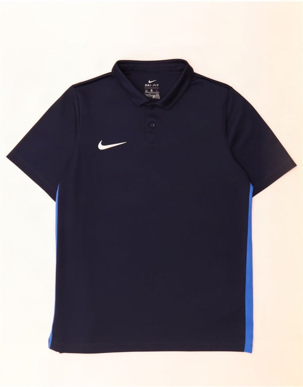 Μπλουζάκι Nike Boys Dri Fit Polo 13-14 ετών XL Navy Blue Colorblock Πολυεστέρας