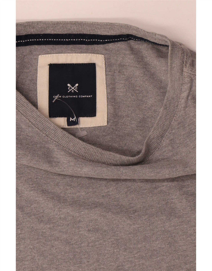 Ανδρικό T-Shirt Crew Clothing Top Μεσαίο γκρι βαμβακερό