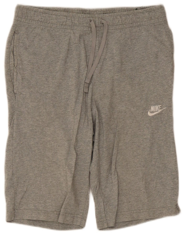 Ανδρικό αθλητικό σορτς βερμούδα Nike, μεσαίο γκρι βαμβακερό