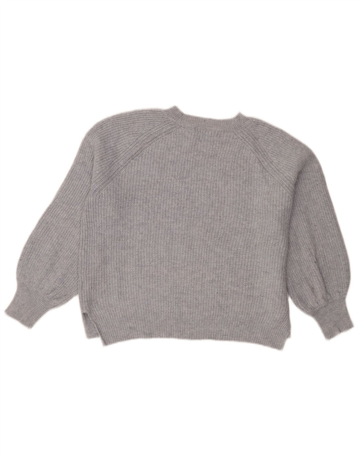 Marks & Spencer Γυναικείο Crop Boat Neck Jumper πουλόβερ UK 14 Medium Blue
