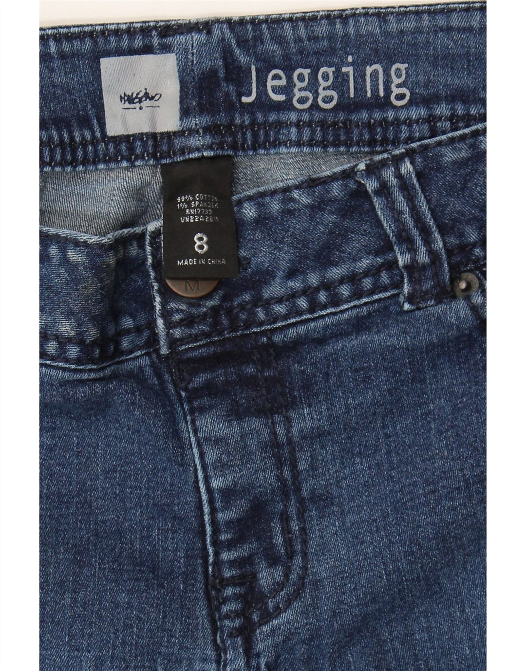 MOSSIMO Womens Jegging Jeans US 8 Medium W30 L30 Blue Cotton Vintage Mossimo and Second-Hand Mossimo from Messina Hembry 