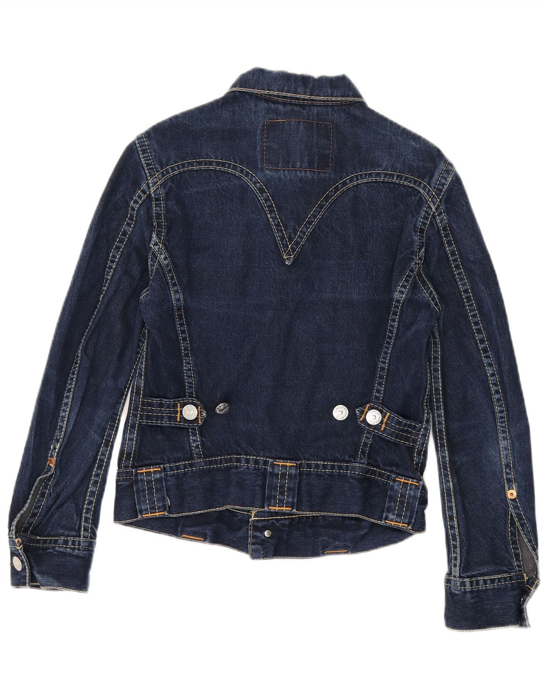 Γυναικείο τζιν μπουφάν Levi's Crop UK 10 Small Blue Cotton