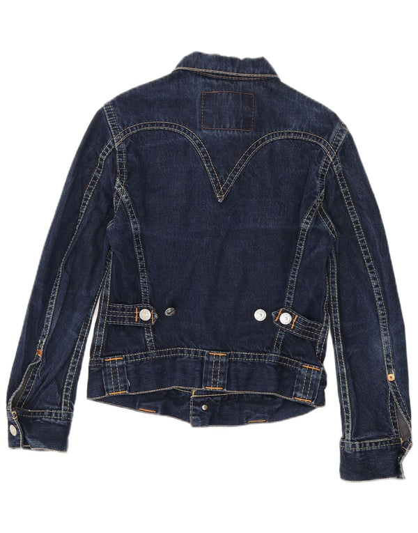 Γυναικείο τζιν μπουφάν Levi's Crop UK 10 Small Blue Cotton
