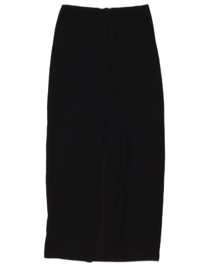 Zara Γυναικεία Midi Φούστα Small W28 Μαύρη