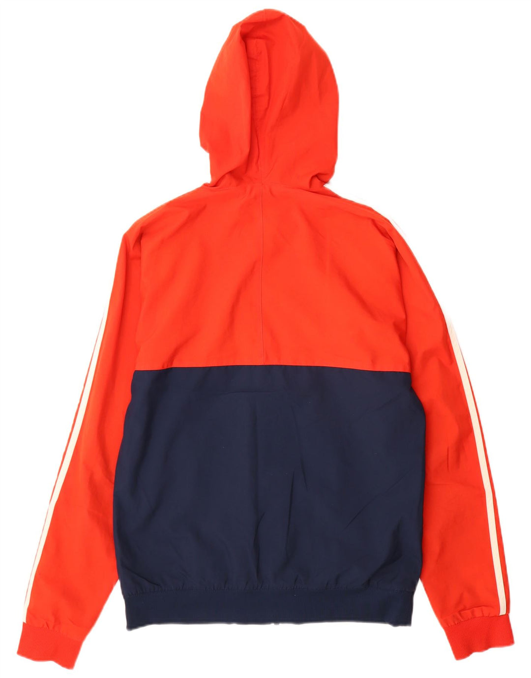 Ανδρικό μπουφάν βροχής με κουκούλα ADIDAS UK 36 Small Red Colorblock Πολυεστέρας