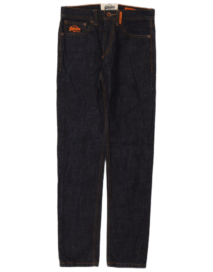 Ανδρικό Slim Jeans Superdry W28 L30 Navy Blue Cotton