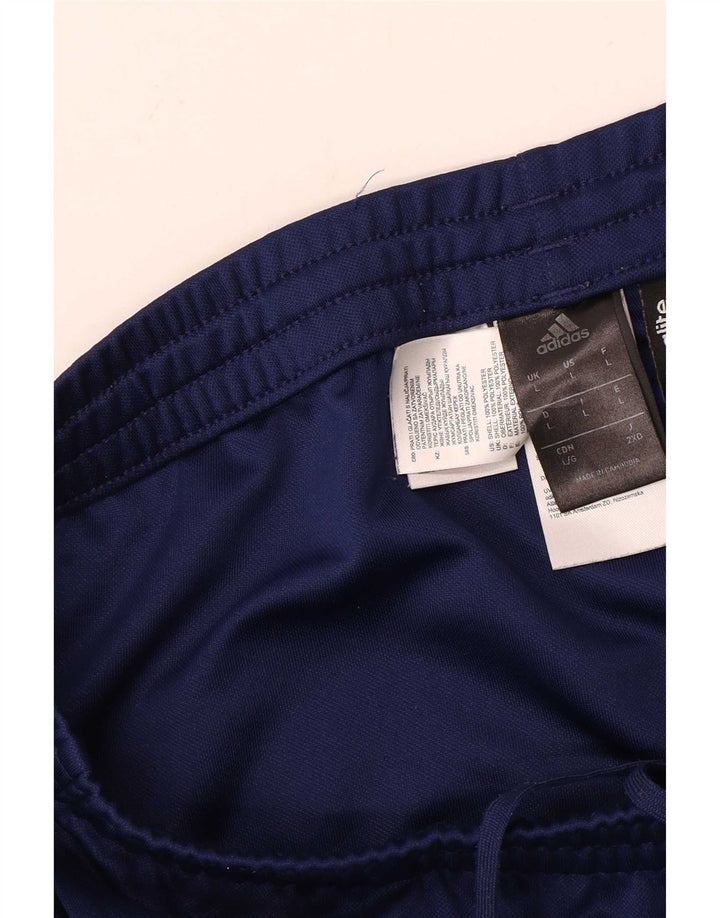 Ανδρική αθλητική φόρμα Adidas Climalite Παντελόνι Μεγάλο Navy Blue Polyester