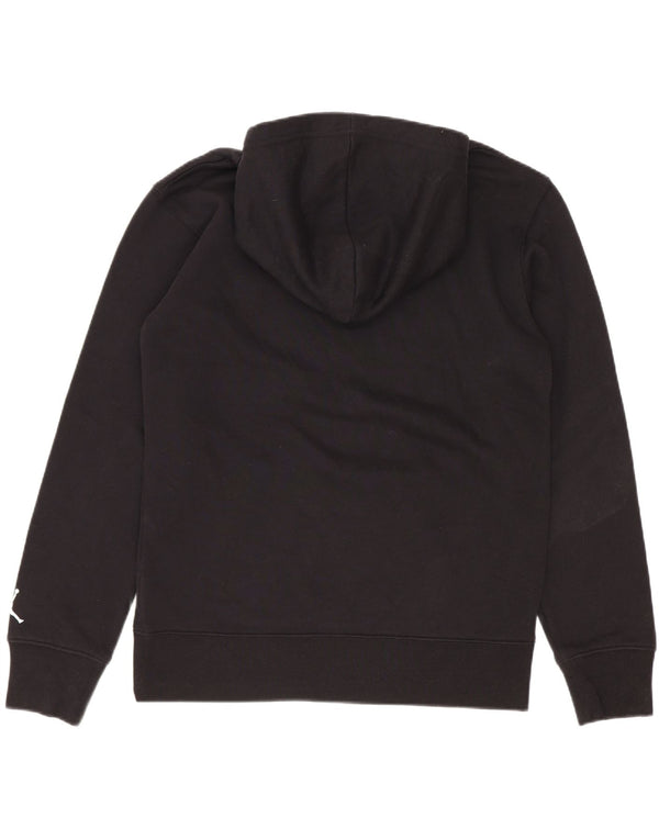 Jordan Boys Graphic Hoodie Jumper 12-13 ετών μεγάλο μαύρο βαμβακερό