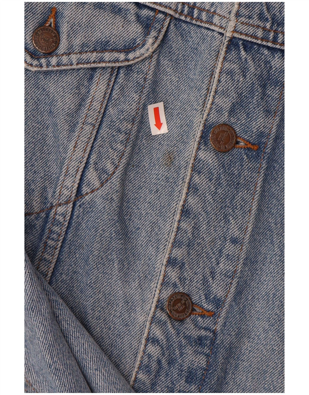 BENETTON Ανδρικό Τζιν Μπουφάν IT 52 XL Μπλε Βαμβακερό