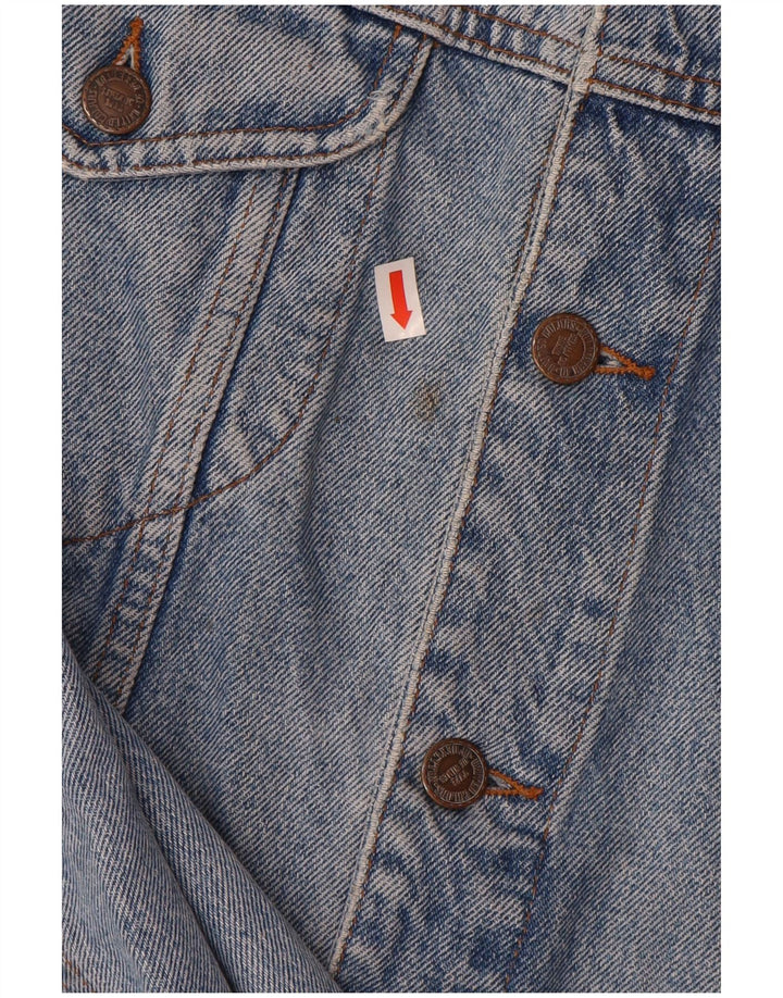 BENETTON Ανδρικό Τζιν Μπουφάν IT 52 XL Μπλε Βαμβακερό