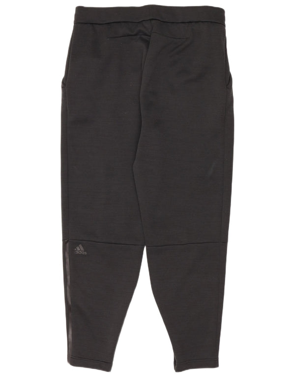 Γυναικεία αθλητική φόρμα Adidas Παντελόνι Joggers UK 14 Μεγάλο μαύρο βαμβακερό