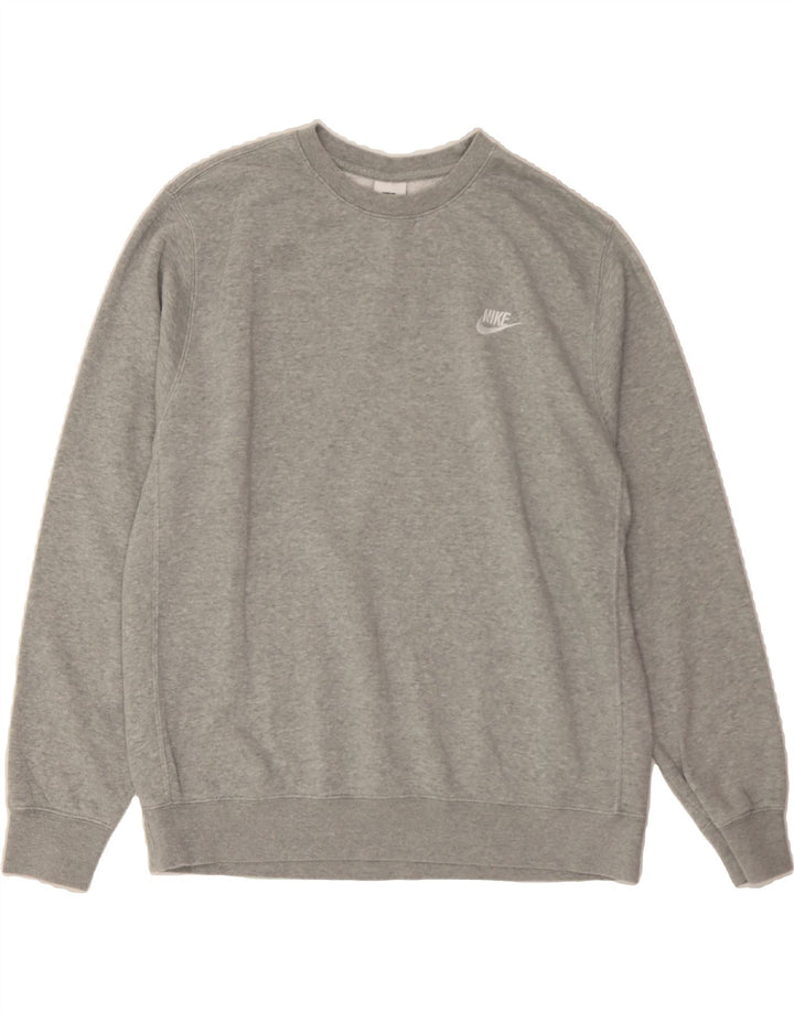 Ανδρικό φούτερ NIKE Jumper μεγάλο γκρι βαμβακερό