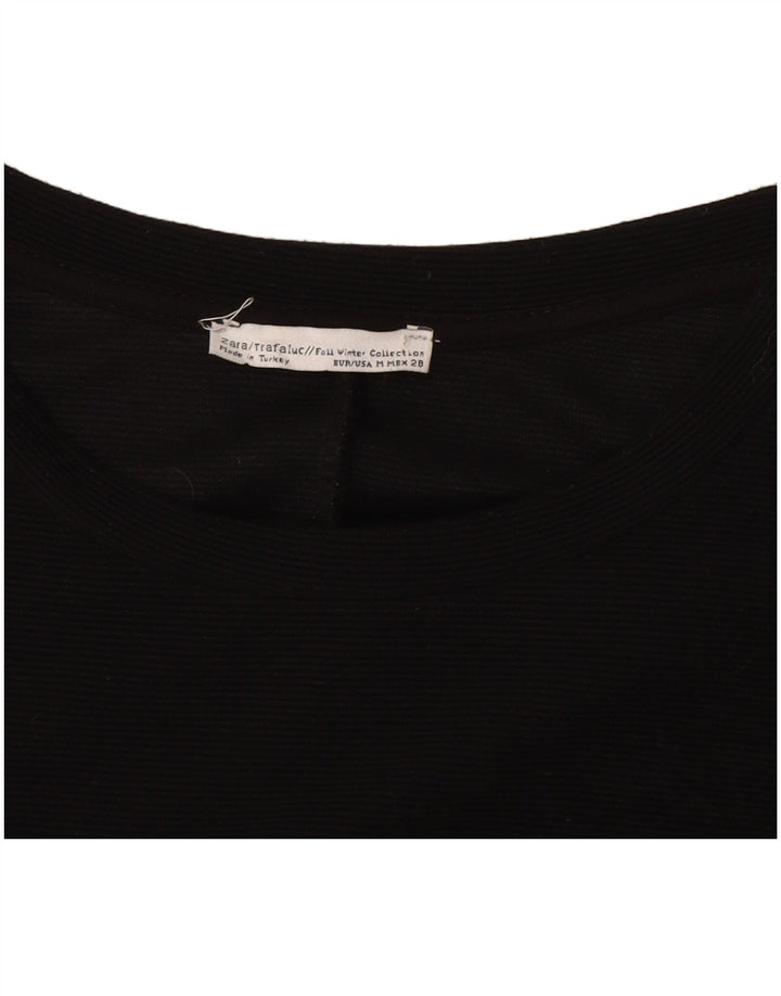 Γυναικείο φόρεμα ZARA A-Line UK 12 Medium Black