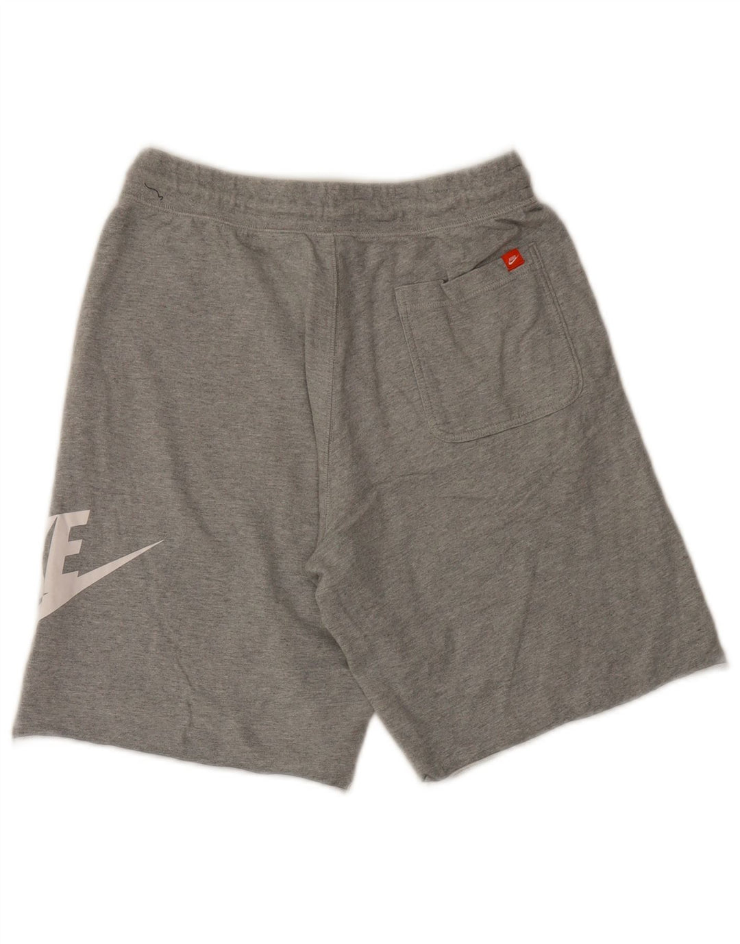 Ανδρικό γραφικό αθλητικό σορτς Nike, βαμβακερό σε μεσαίο γκρι χρώμα