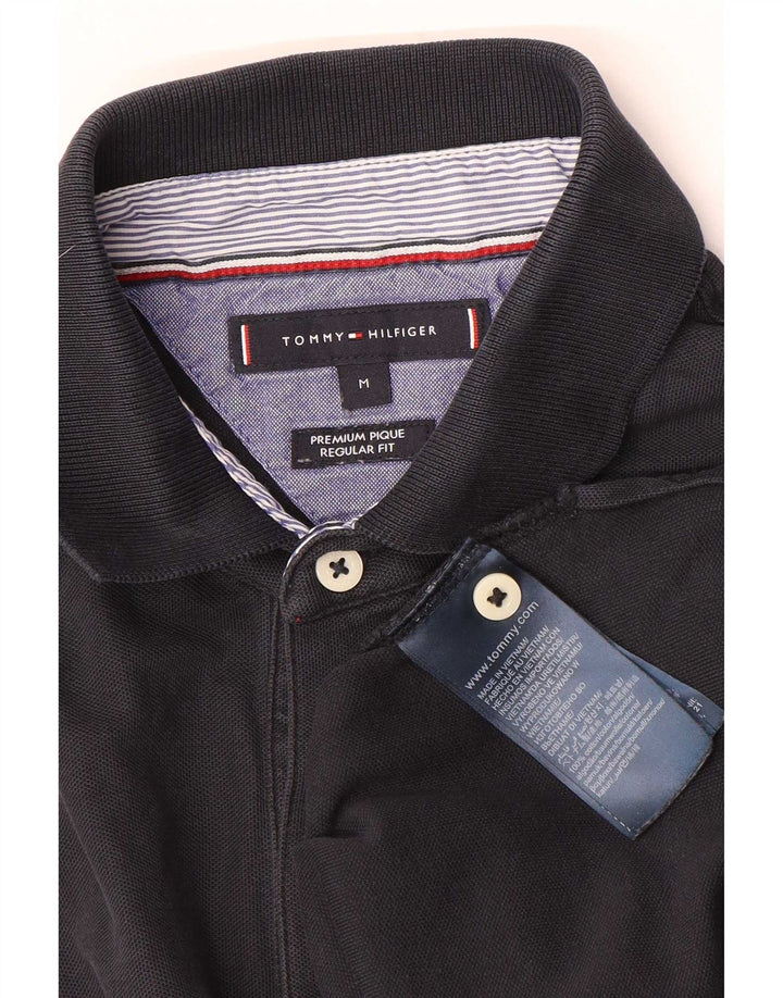 Tommy Hilfiger Ανδρικό πουκάμισο Polo με κανονική εφαρμογή, βαμβακερό μπλε ναυτικό
