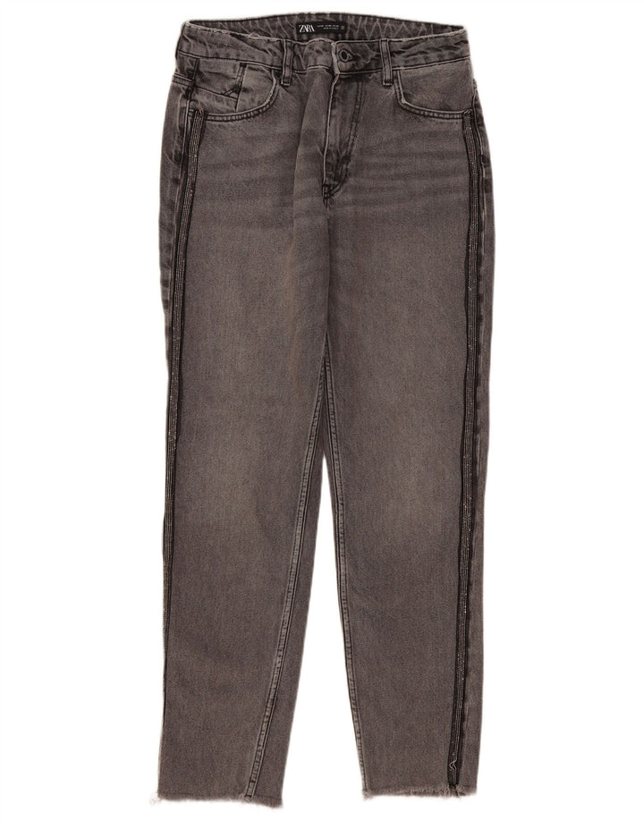 Zara Γυναικείο Slim Jeans EU 38 Small W28 L28 Grey