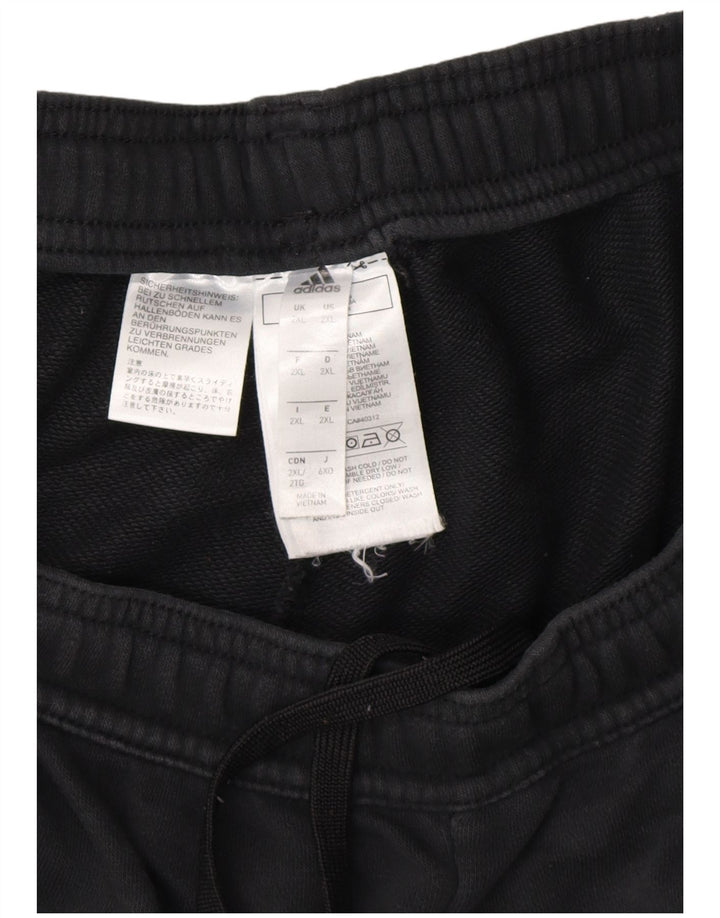 Ανδρική φόρμα ADIDAS Παντελόνι 2XL Μαύρο Βαμβακερό