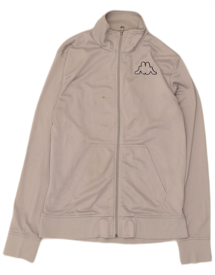 Γυναικεία αθλητική φόρμα Kappa Top Jacket μεγάλο γκρι πολυεστέρα