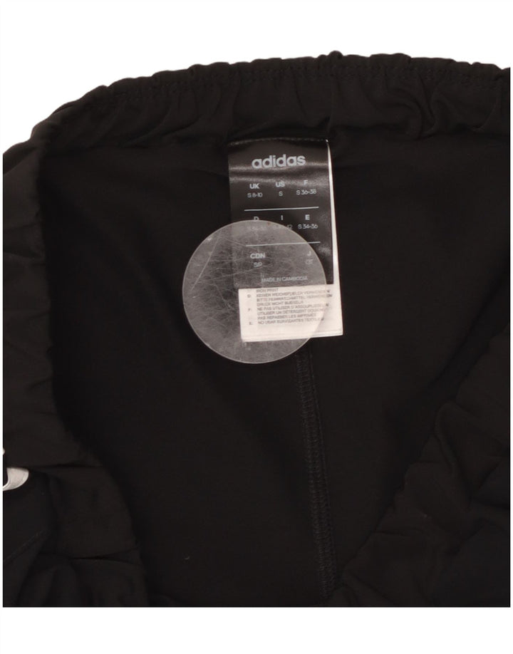 Γυναικείο αθλητικό σορτς ADIDAS Climalite UK 8/10 Μικρό μαύρο πολυεστέρα