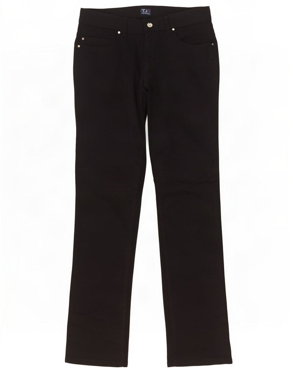 Γυναικείο ίσιο casual παντελόνι Trussardi W28 L33 Navy Blue Cotton