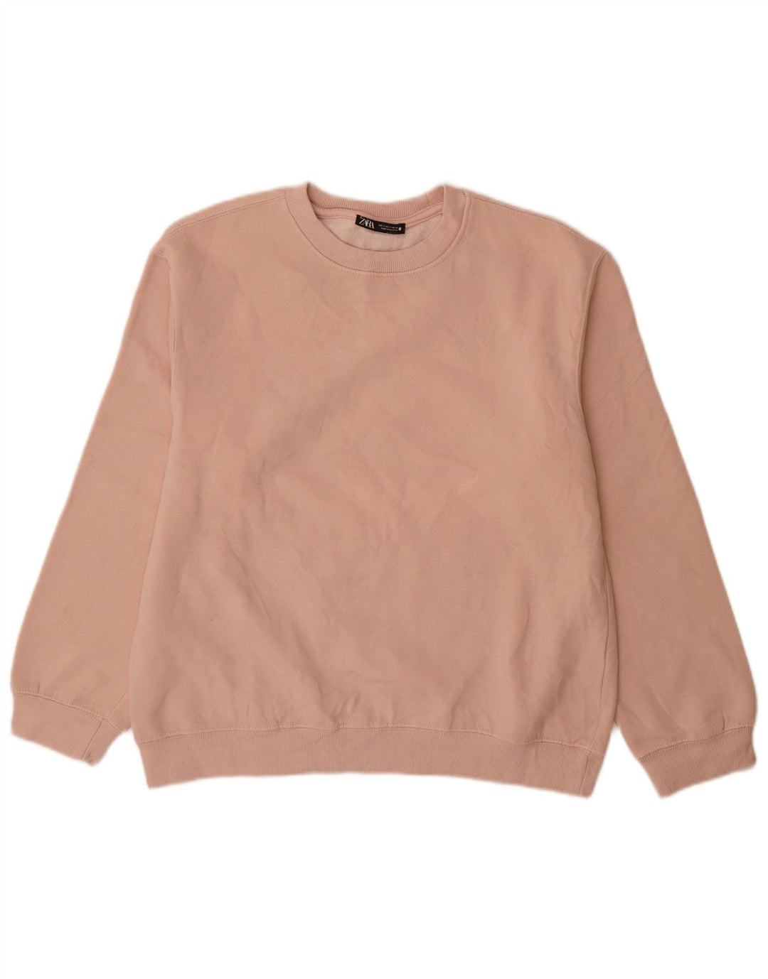 Zara Γυναικεία Φούτερ Jumper UK 14 Medium Pink
