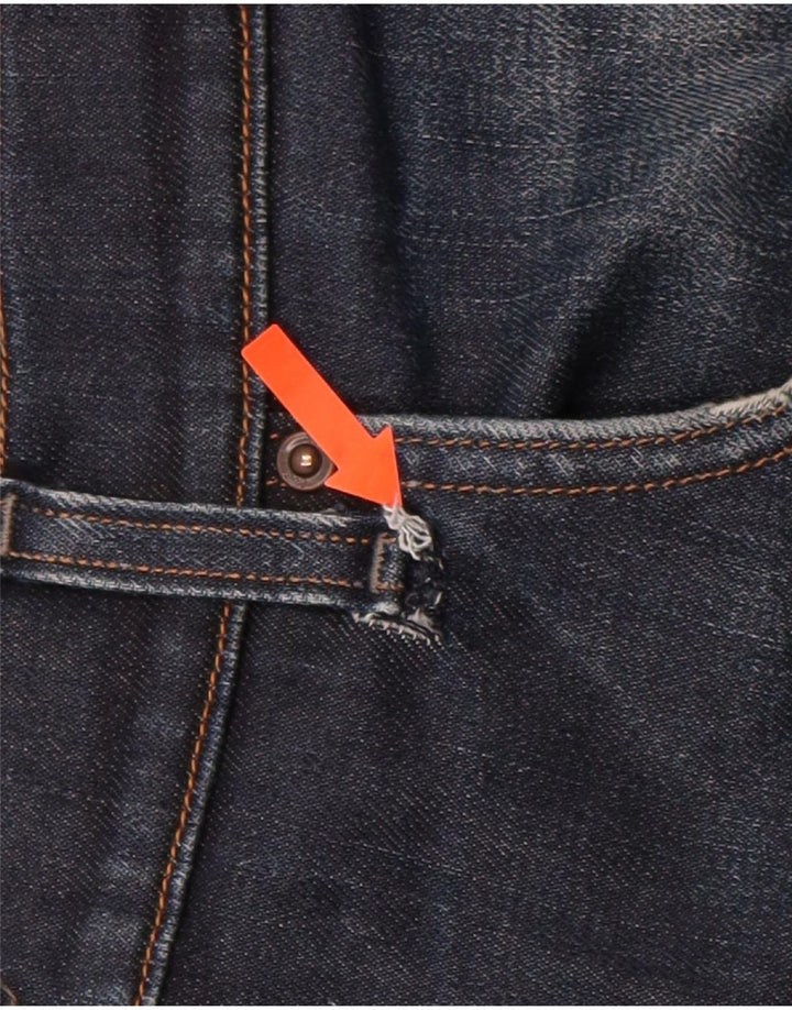 LEE Γυναικεία Chicago Slim Jeans W40 L28 Navy Blue Cotton