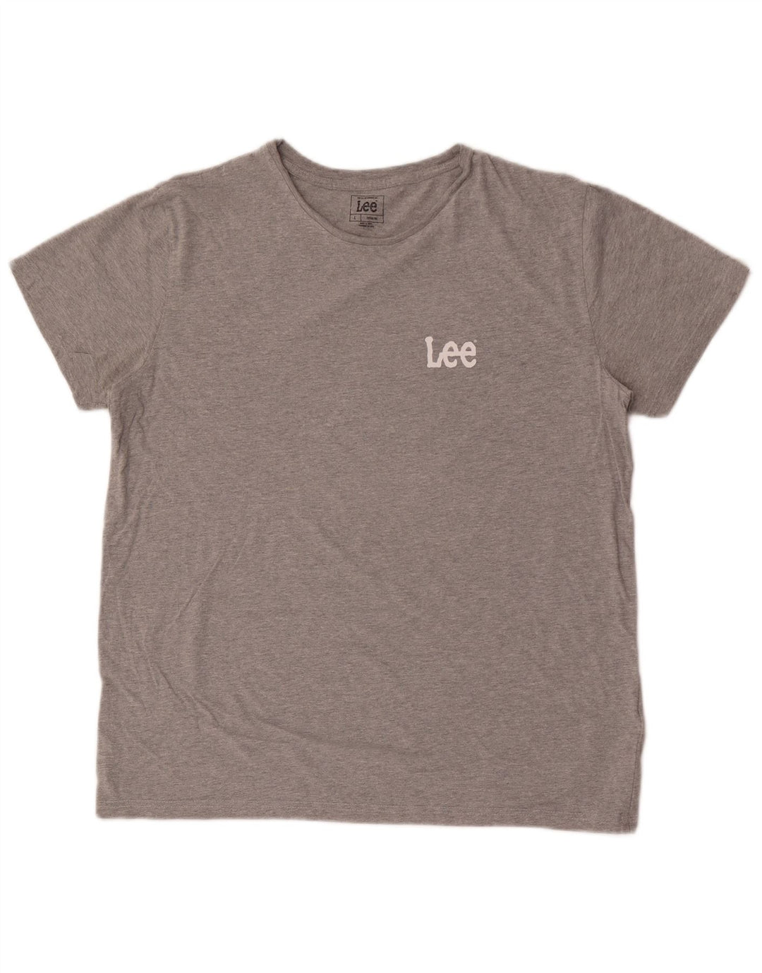 Lee Ανδρικό T-Shirt Top μεγάλο γκρι βαμβακερό