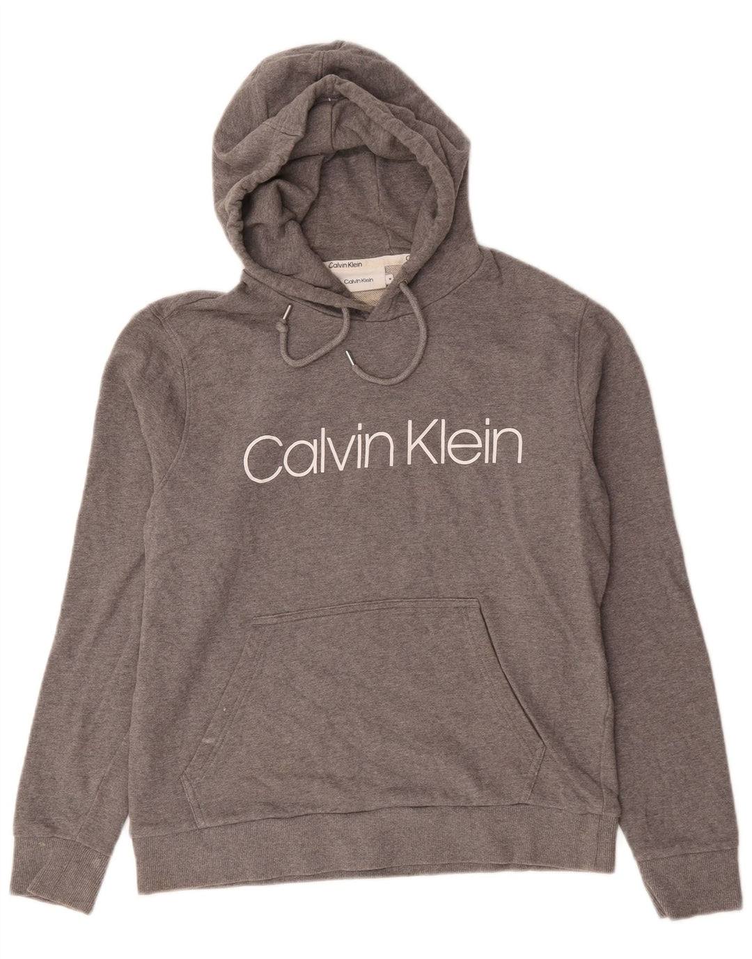 Ανδρικό Calvin Klein Graphic Hoodie Jumper Μεσαίο γκρι βαμβακερό