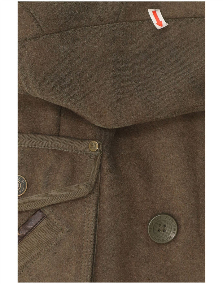 Superdry Γυναικείο Military Jacket UK 10 Small Khaki Wool
