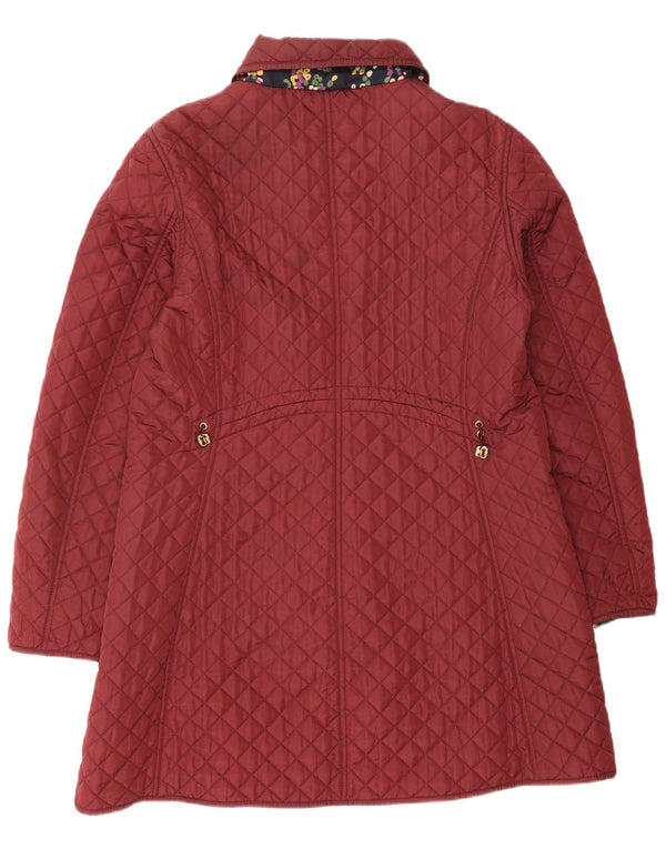 Hobbs Γυναικείο Καπιτονέ μπουφάν UK 14 Medium Maroon Polyamide