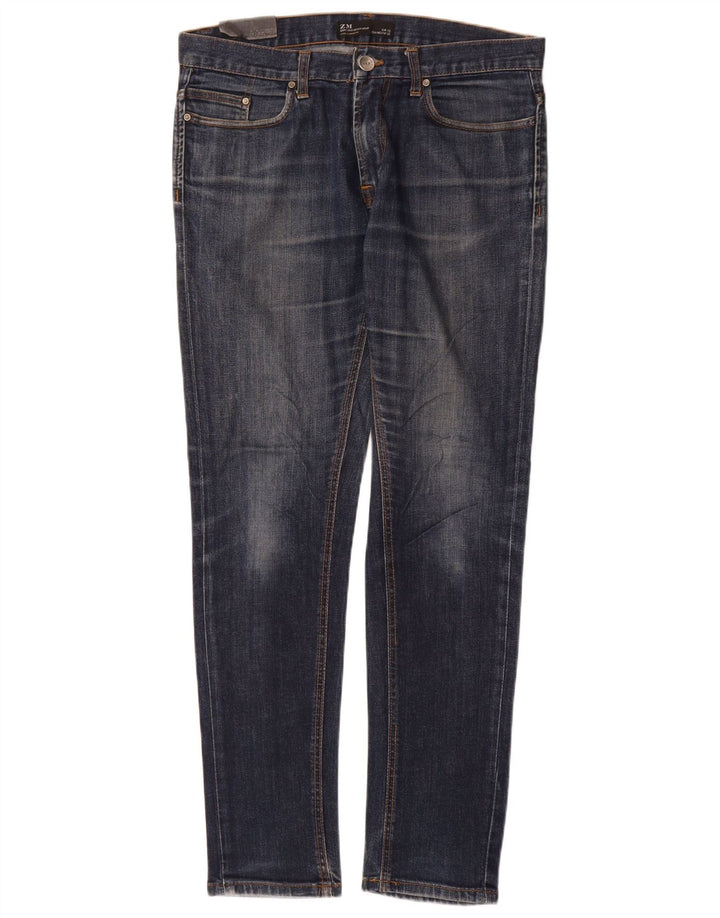 Zara Ανδρικό Slim Jeans EU 42 Large W32 L32 Blue