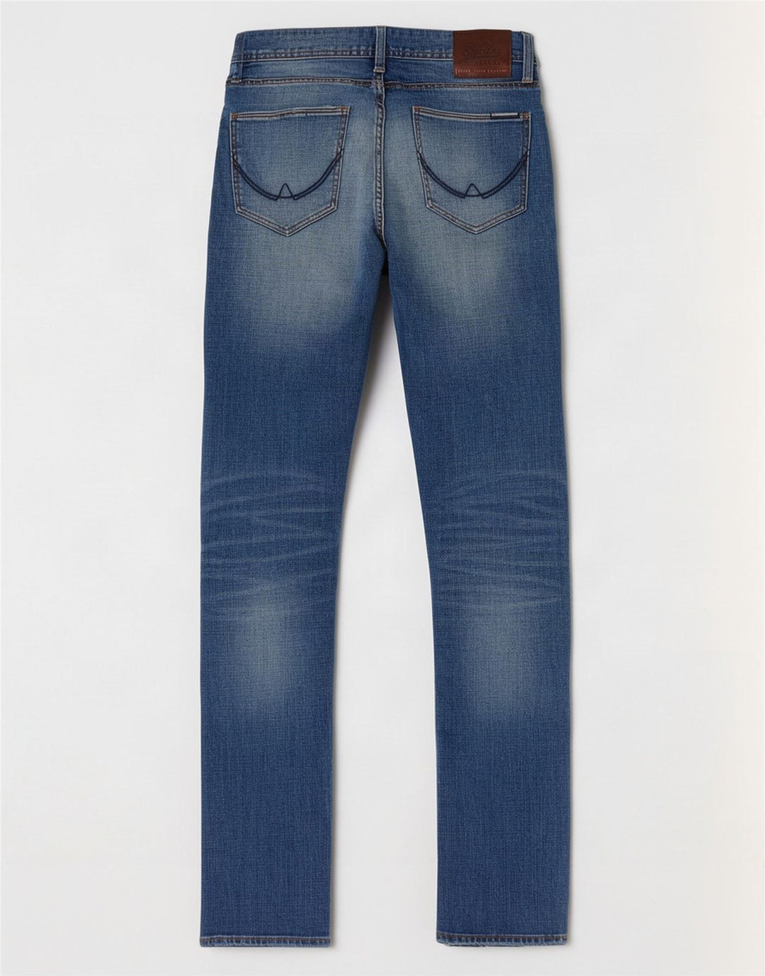 Ανδρικό τζιν Superdry Corporal Distressed Slim W31 L32 Μπλε βαμβακερό