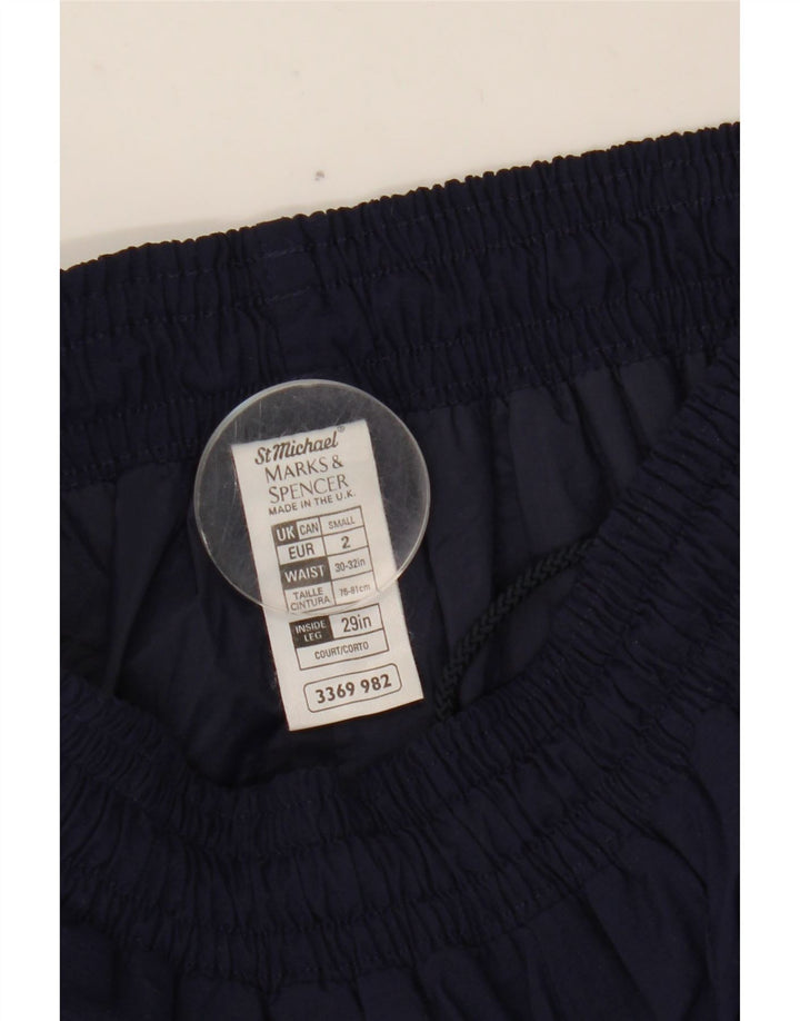 Ανδρική αθλητική φόρμα Marks & Spencer Παντελόνι Small Navy Blue Nylon
