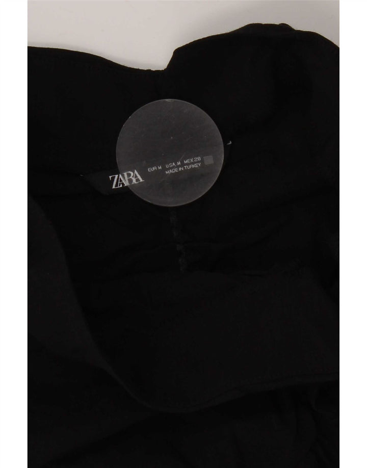 Zara Γυναικείο Oversized Στράπλες Φόρεμα UK 14 Medium Black