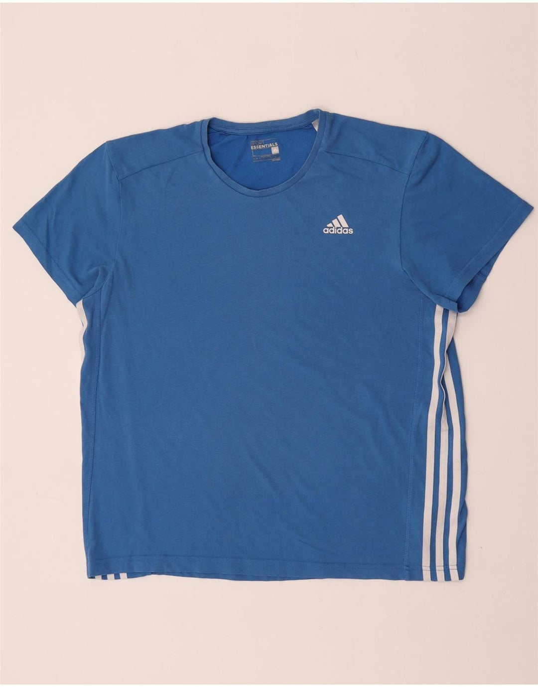 Adidas Ανδρικό T-Shirt Climalite Top μεγάλο μπλε βαμβακερό