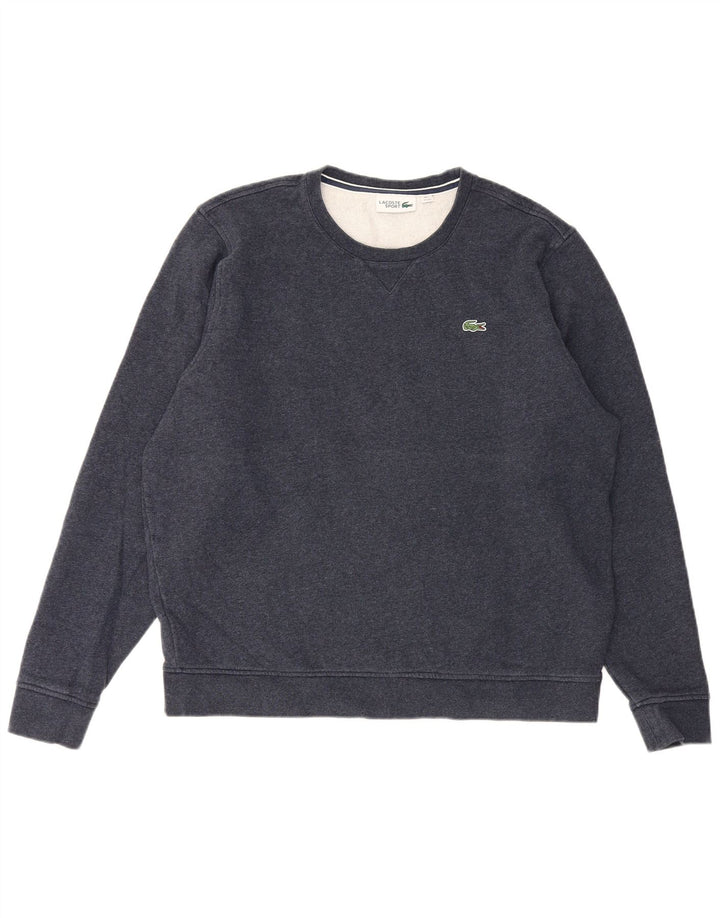Ανδρική φούτερ Lacoste Jumper Size 7 2XL Navy Blue Cotton