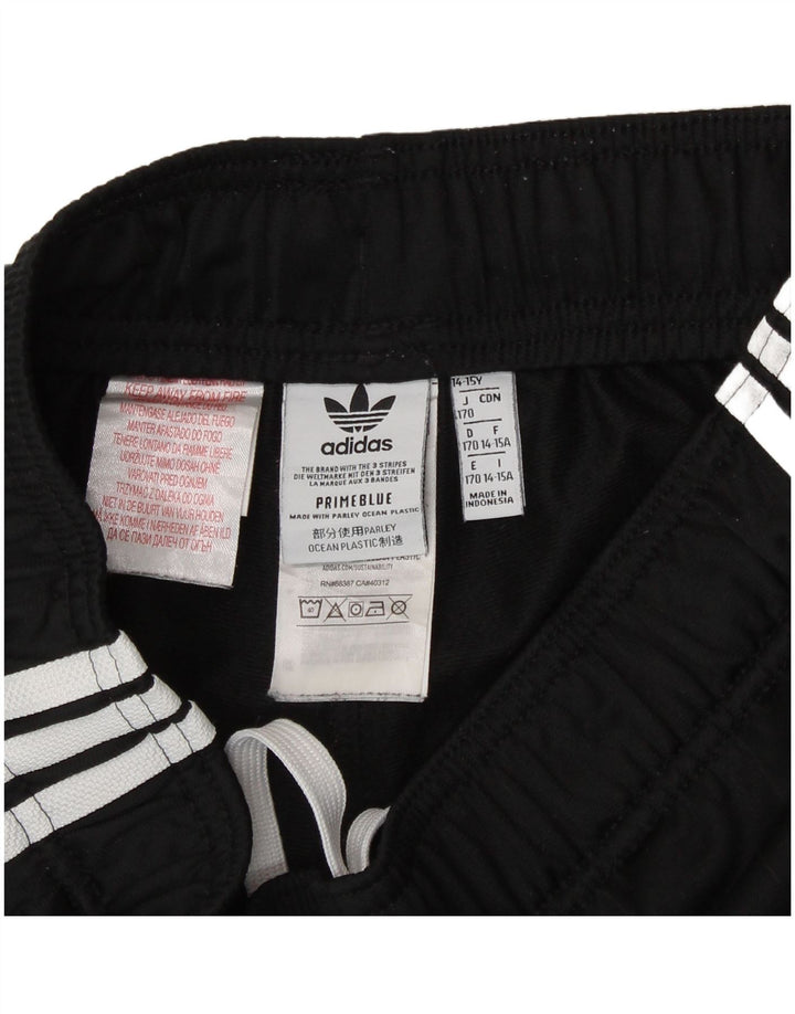 ADIDAS για αγόρια αθλητικά παντελόνια Joggers 14-15 ετών Μαύρο ριγέ πολυεστέρα