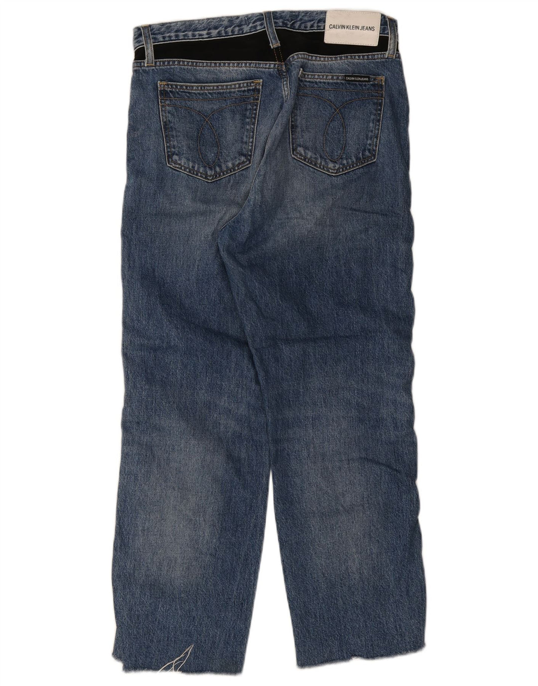 Γυναικείο τζιν ίσιο Calvin Klein W30 L26 Μπλε βαμβακερό