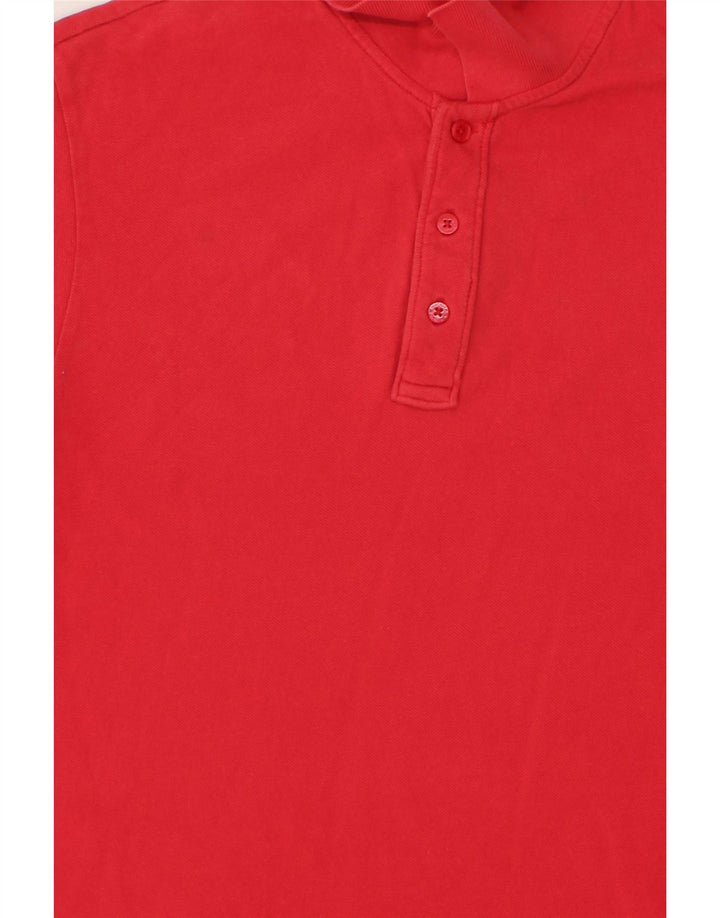 TOMMY HILFIGER Mens Polo Shirt Large Red Cotton Vintage Tommy Hilfiger and Second-Hand Tommy Hilfiger from Messina Hembry 