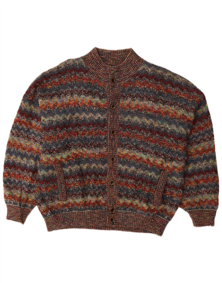 Vintage Ανδρικό πουλόβερ Jumper 2XL Πολύχρωμο ριγέ μαλλί