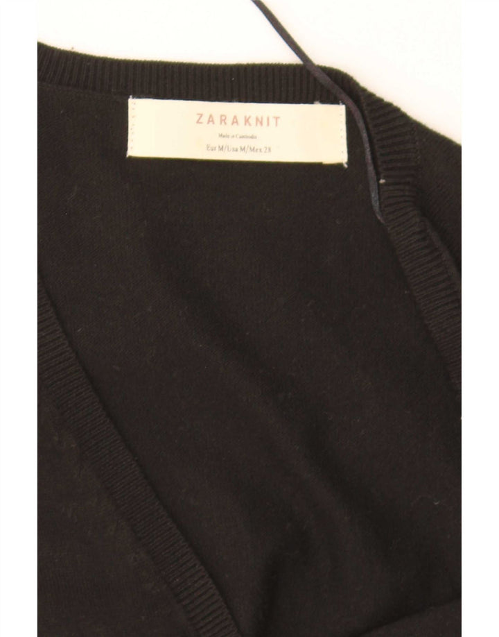 Zara Γυναικείο πουλόβερ UK 12 Medium Black