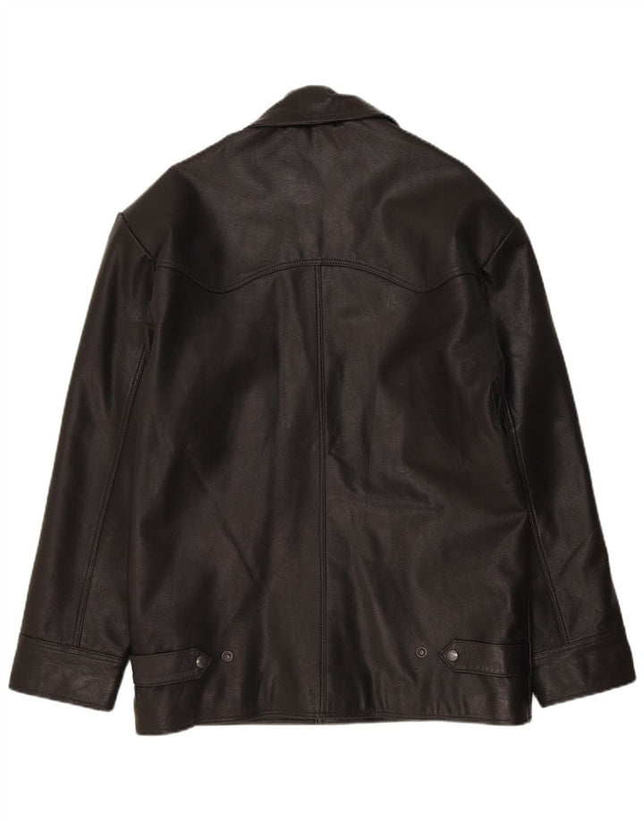 Milan Ανδρικό Δερμάτινο Μπουφάν UK 38 Medium Black Classic