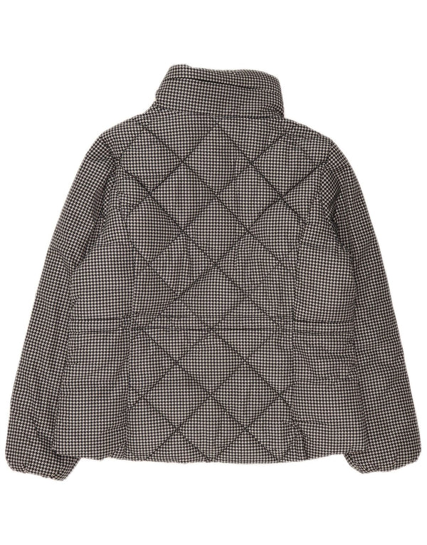 Marks & Spencer Γυναικείο καπιτονέ μπουφάν UK 16 Large Black Houndstooth