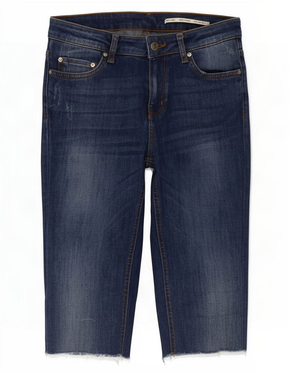 Zara Γυναικείο Capri Jeans EU 36 XS W26 L15 Μπλε βαμβακερό