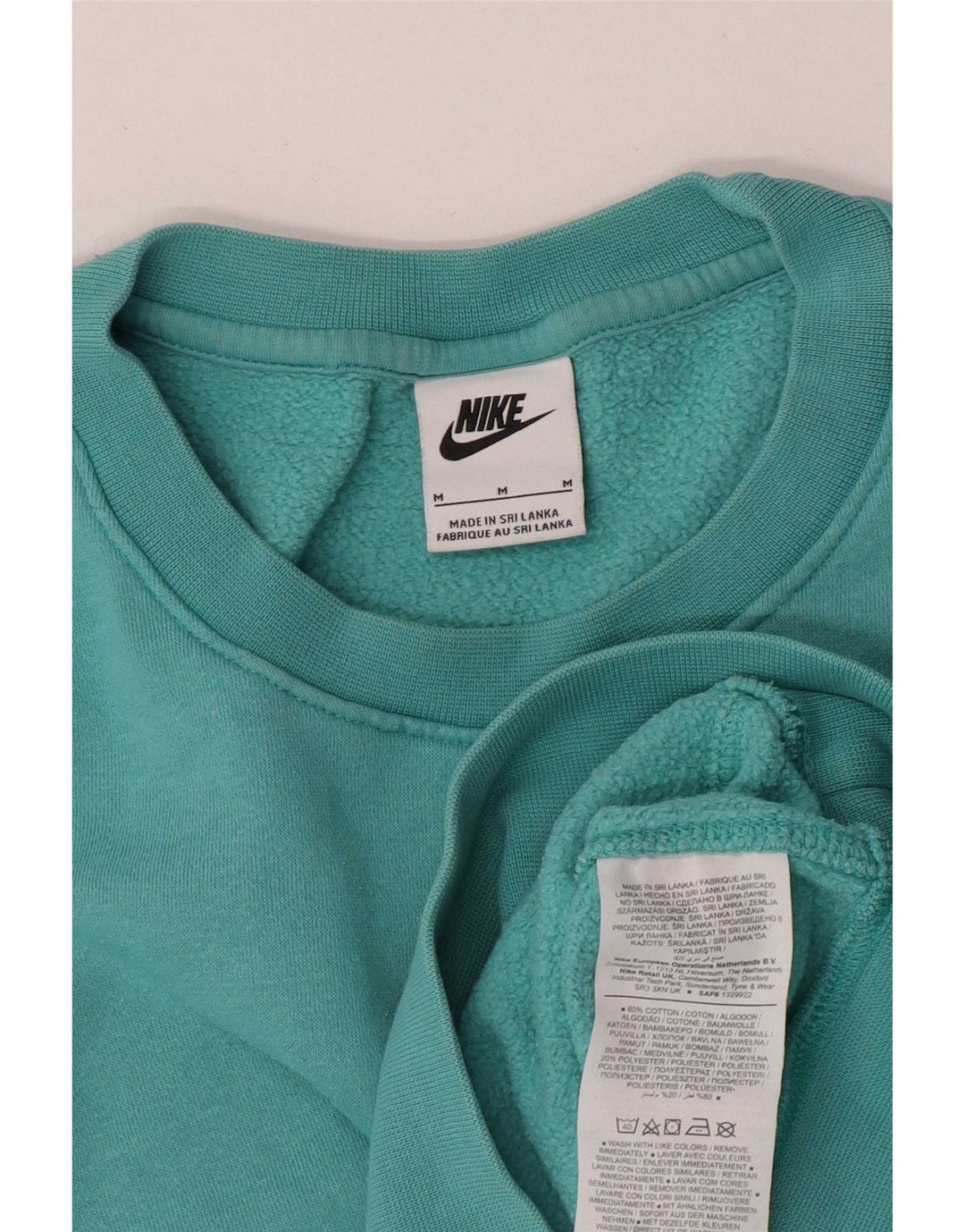 Ανδρικό φούτερ Nike Jumper από μεσαίο τιρκουάζ βαμβακερό
